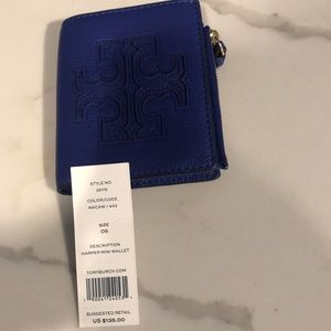 SOLD Tory Burch Wallet Royal Blue Authentic